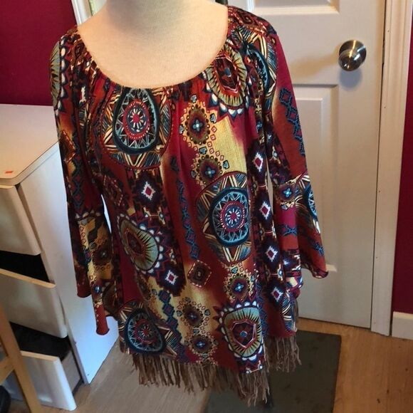 2b together boho styled top sz M - Picture 3 of 8